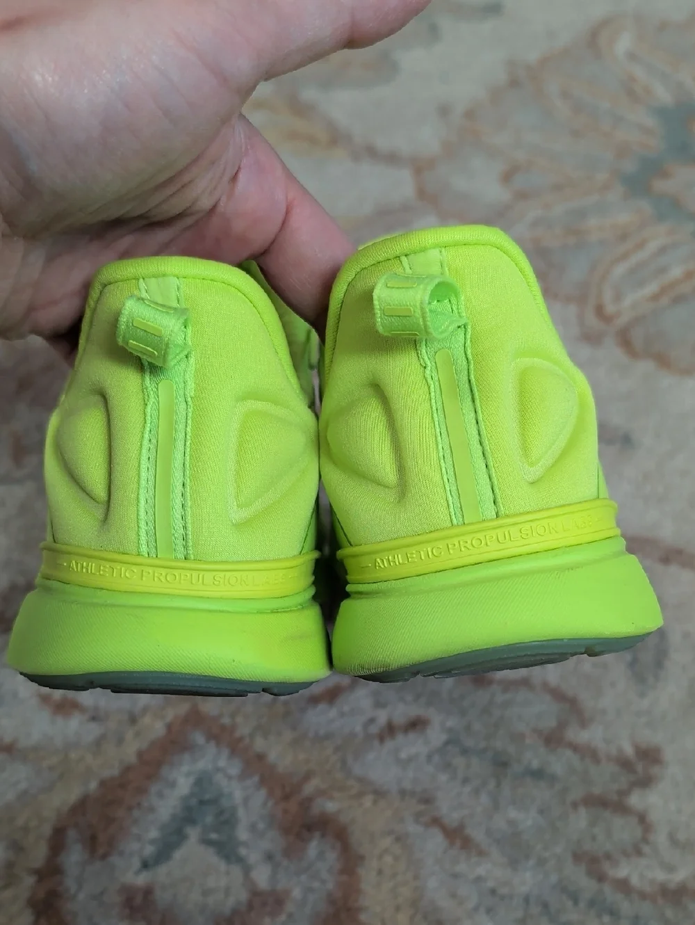 APL TechLoom Tracer Neon Lime Athletic Sneakers